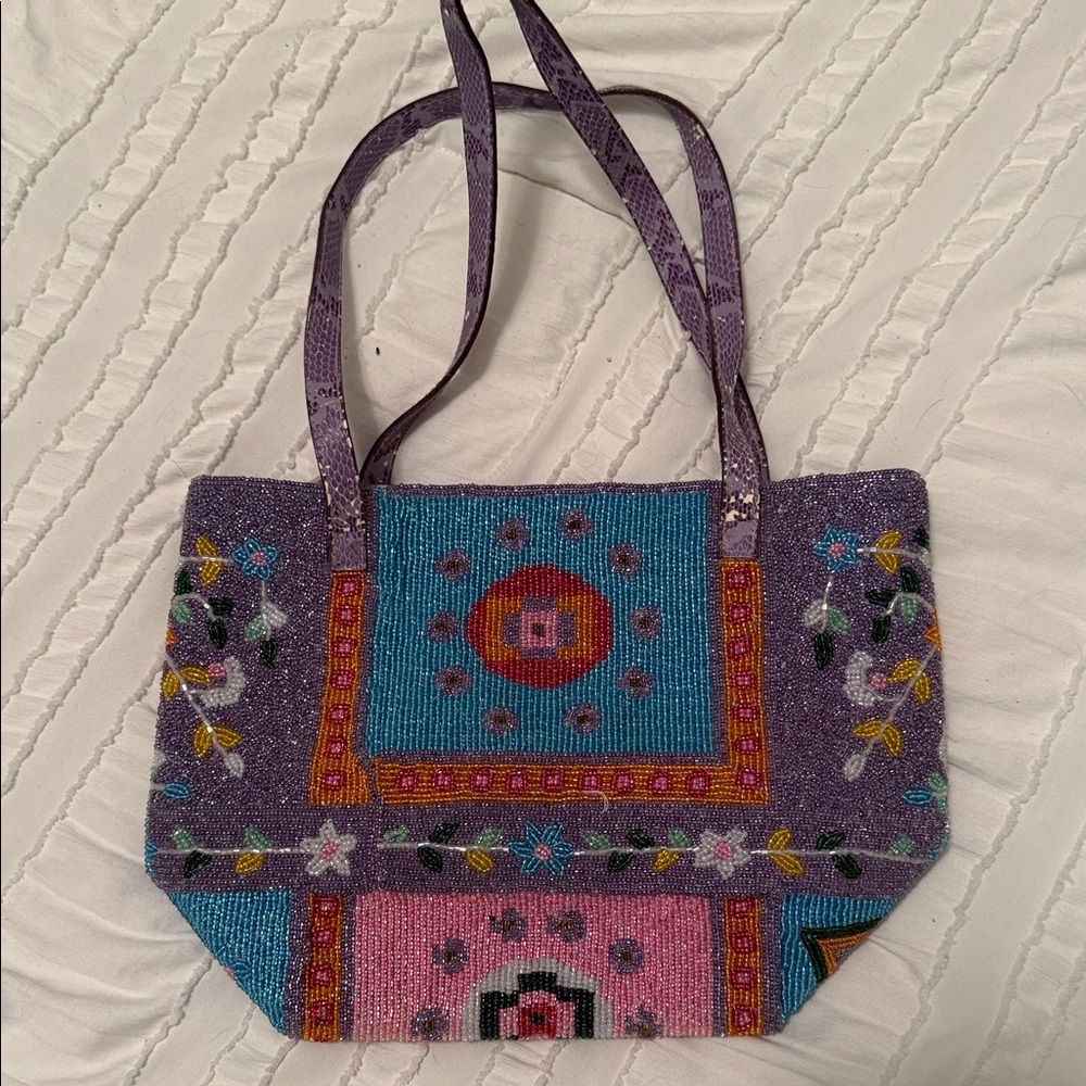 Beaded tote from 1990s
